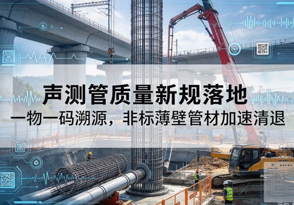 科尔沁左翼中旗声测管质量新规落地，一物一码溯源，非标薄壁管材加速清退