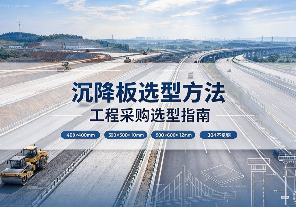 科尔沁左翼中旗沉降板选择方法